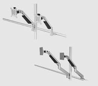 Monitorhalter, höhenverstellbar