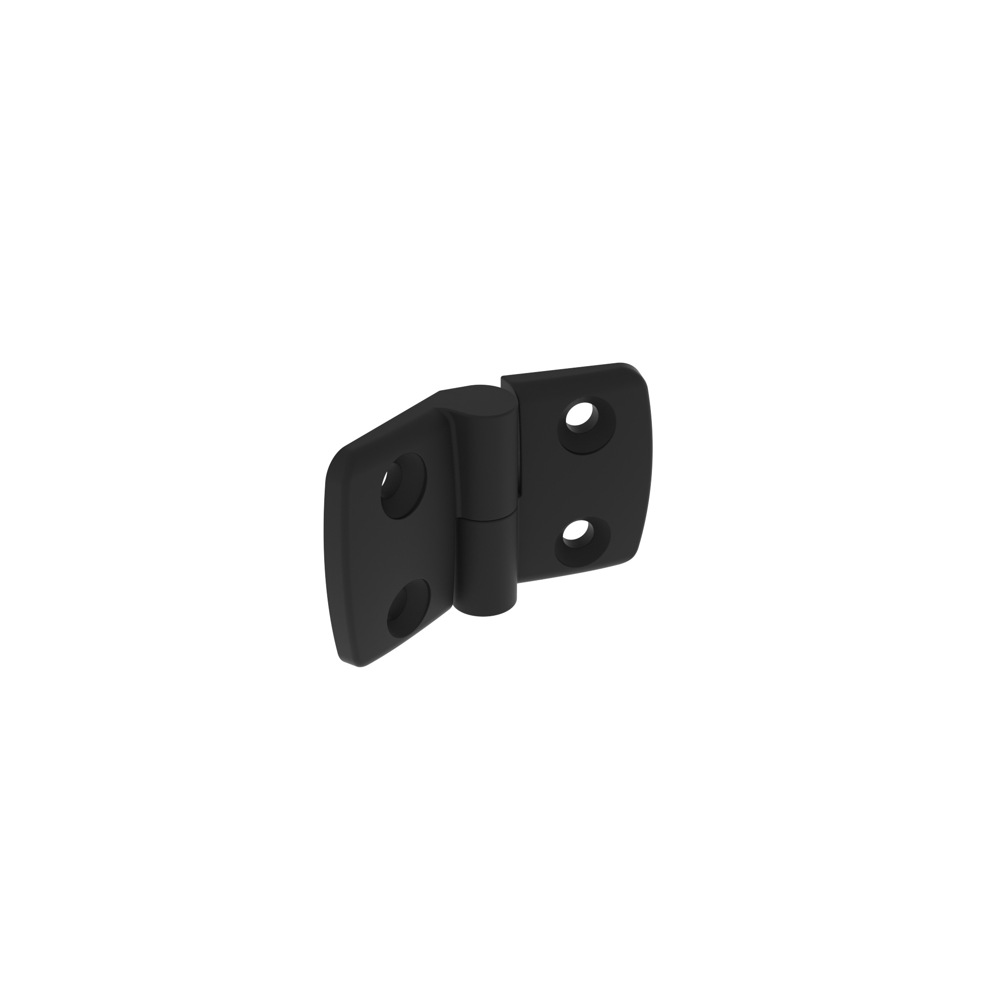 Kunststoff-Kombischarnier 40, aushängbar, schwarz 095K4040R00 – Produktabbildung