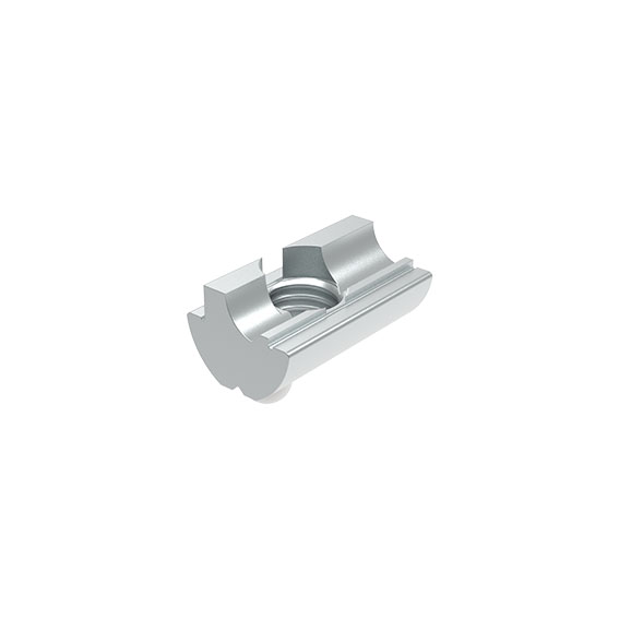 Roll-in T-slot Nut 13.0 x 10.0 mm with Spring Loaded Ball