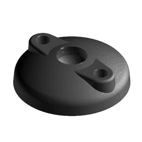 Base PA BDH for Swivel Feet, Ball Joint 22 – product image