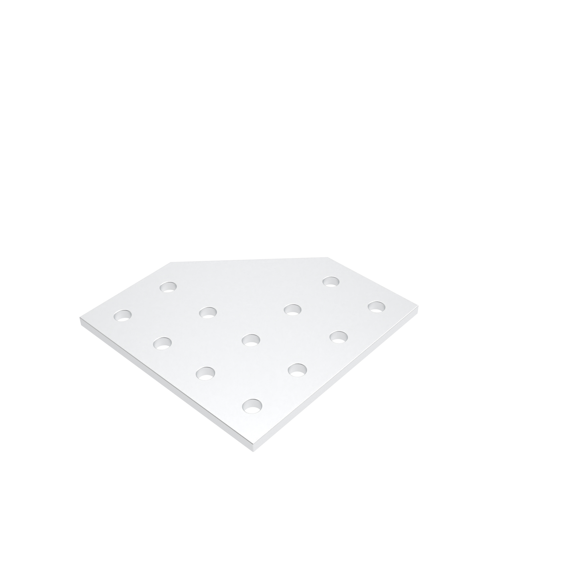 ECO Connection Plate AL L 12 Hole, 2 Slots Version 093EVL102102D – product image