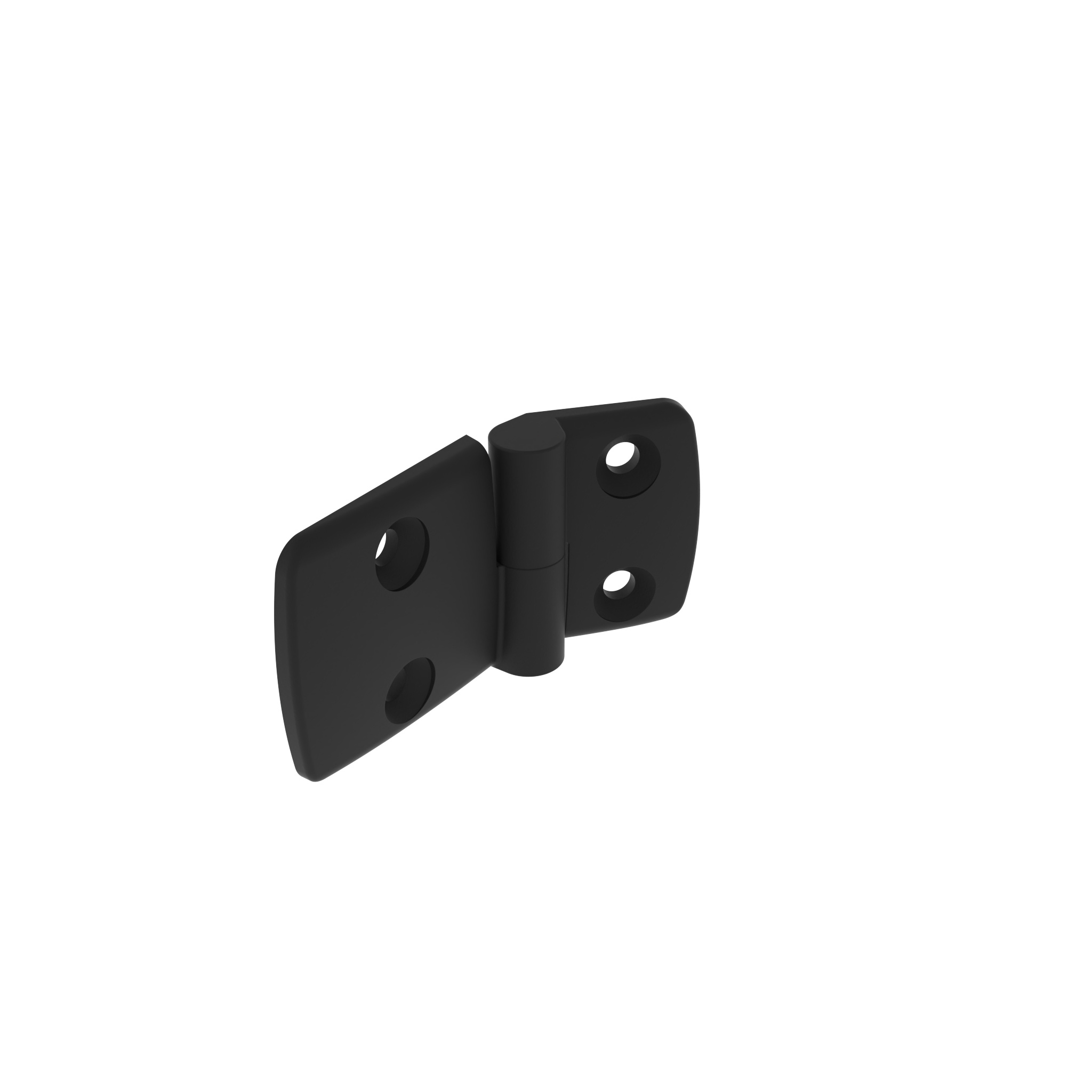Kunststoff-Kombischarnier 60, aushängbar, schwarz 095K6035L00 – Produktabbildung