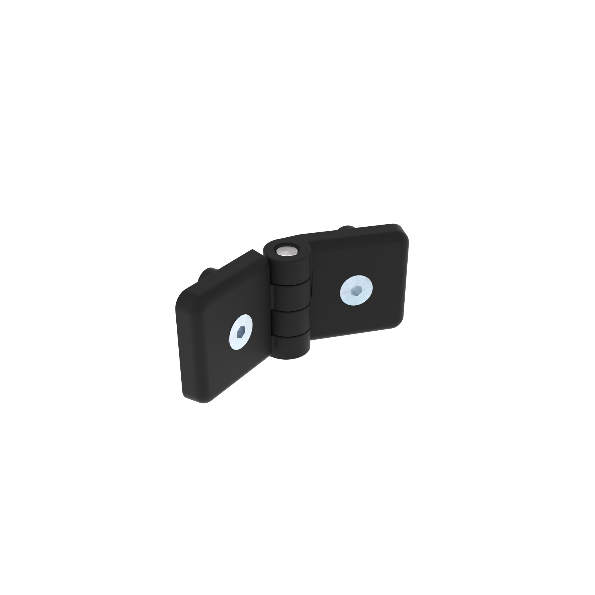 Kunststoffscharnier schwer 45 095KS4545F10S03 – Produktabbildung