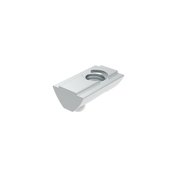Roll-in T-slot Nut 13.4 x 7.6 mm with Spring Loaded Ball