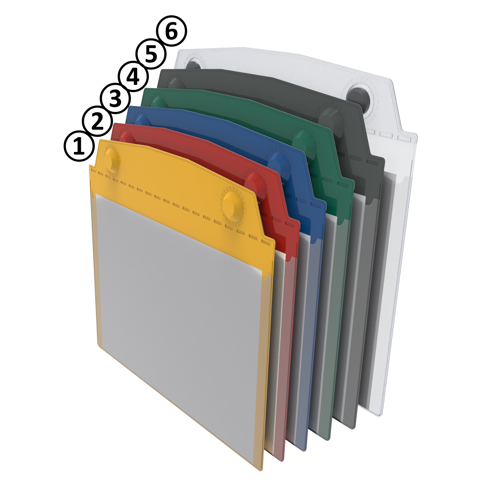 Magnetic Visual Pocket DIN A5 Landscape - 8.3" x 5.8" – product image