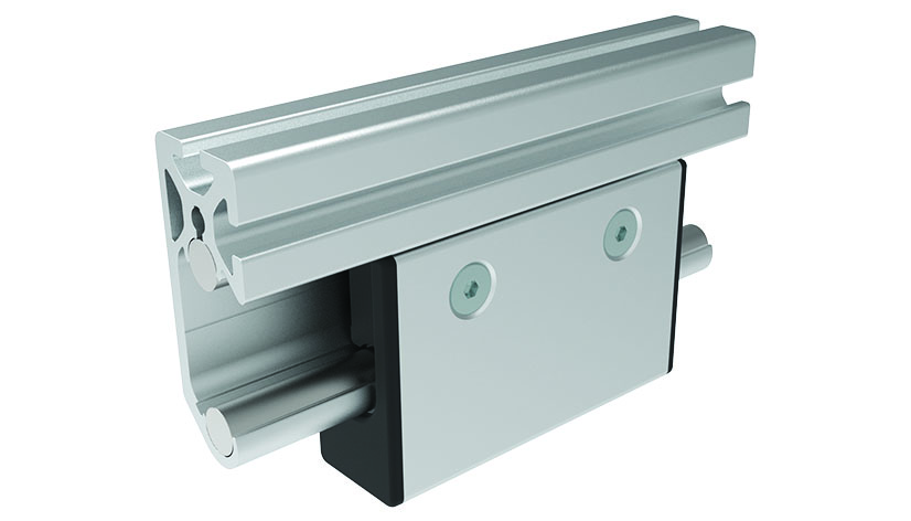 Bearing Unit 1 Roller Shaft Ø 14 for C-Rail-Profile I