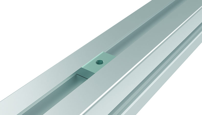 Ecrou de rainure en T 20,0 x 6,4 mm