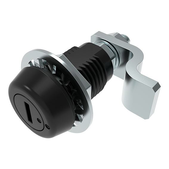 Small Compression Latch 16 / 22, Slotted Recess, incl. Cam (Set)