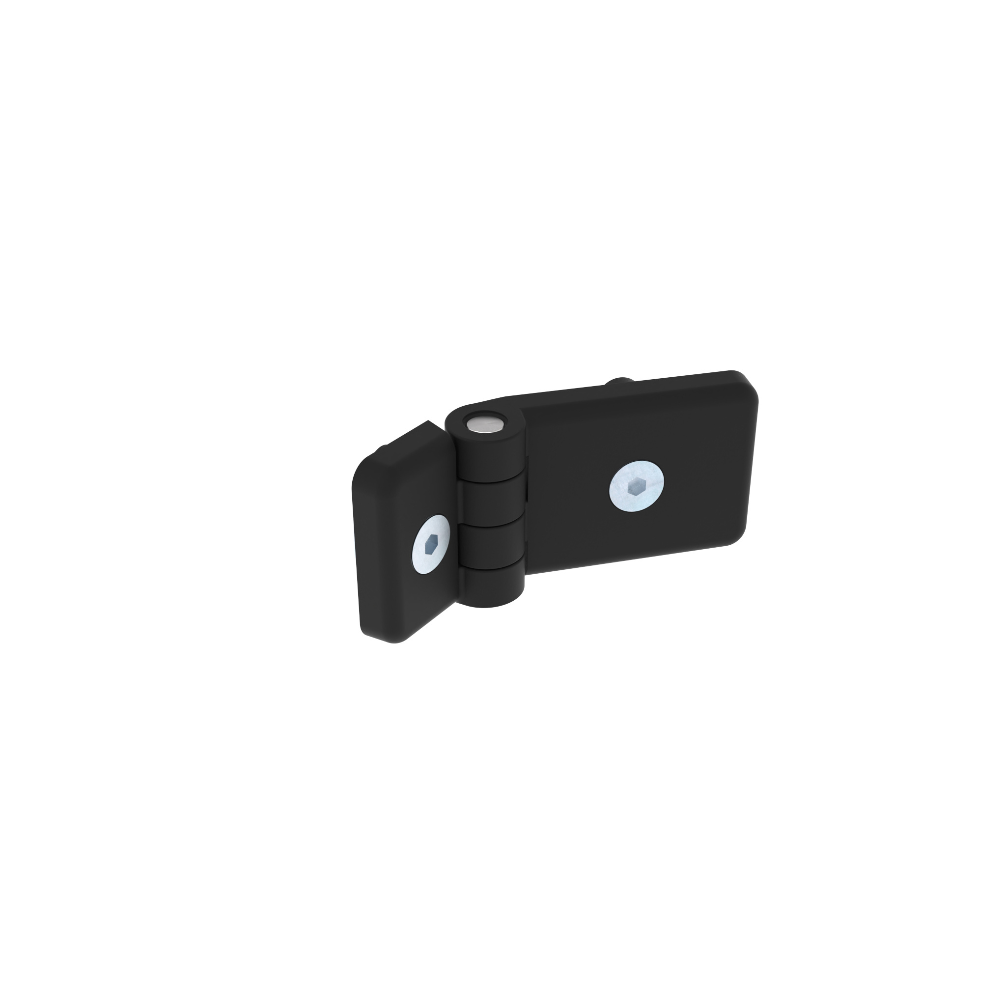 Kunststoffscharnier schwer 30, schwarz 095KS3060F0810S01 – Produktabbildung