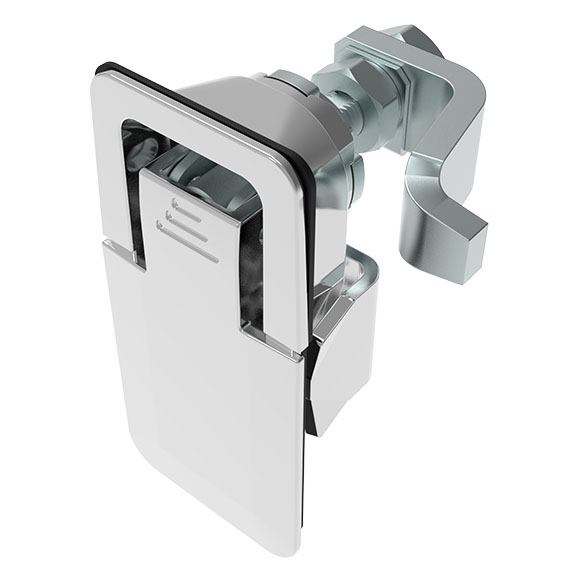 Lift & Turn Compression Latch 72.5 x 29.5 Chrome, incl. Cam (Set)