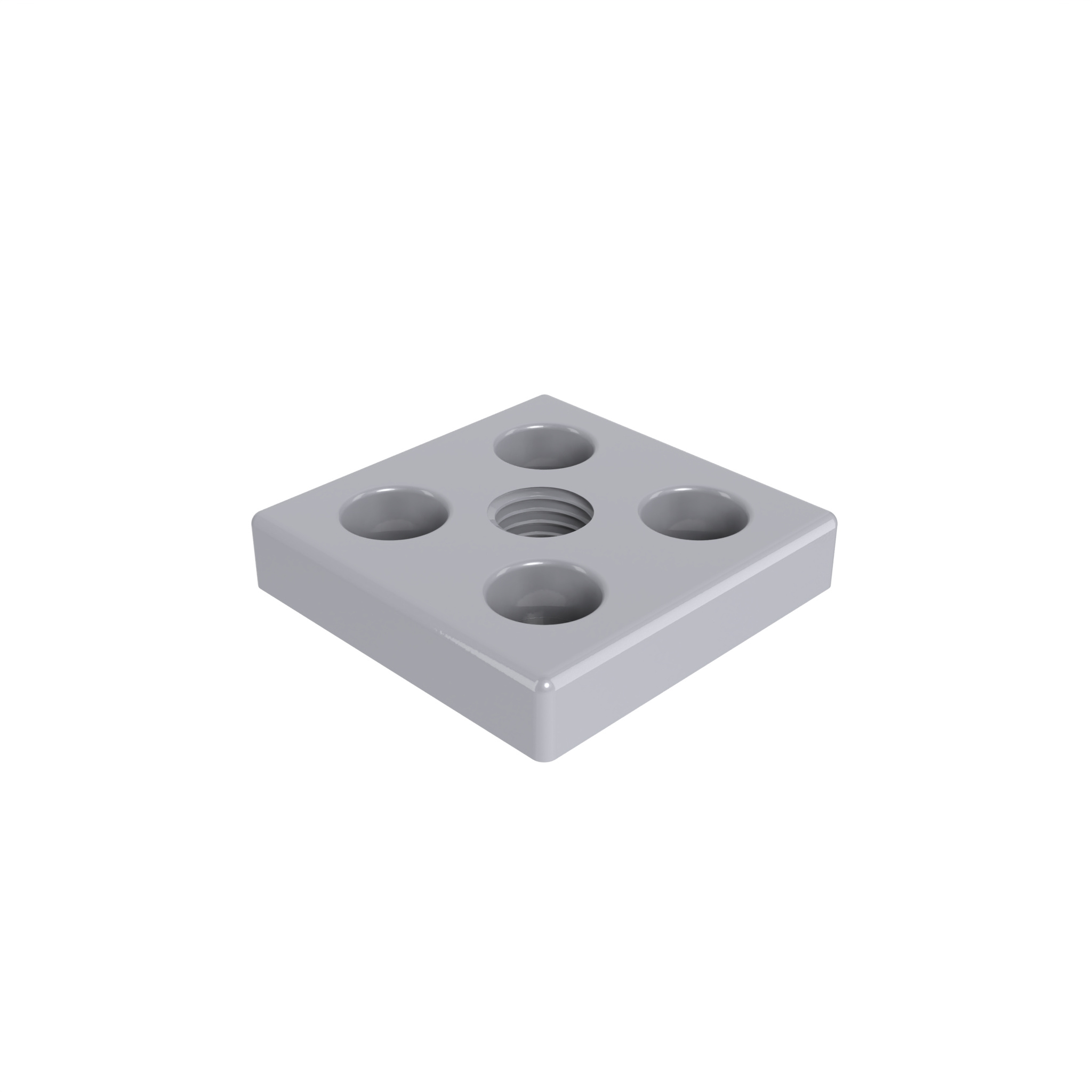 Transport- und Fußplatte ZN 60 x 60, pulverbeschichtet 093T60601608A – Produktabbildung