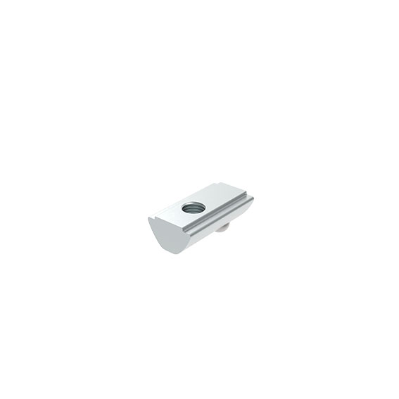 Roll-in T-slot Nut 12.0 x 7.2 mm with Spring Loaded Ball 096466 – product image