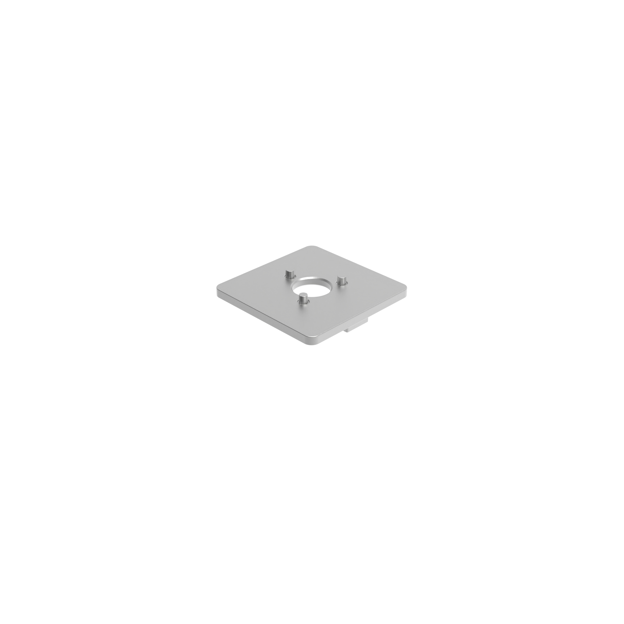 Placa adaptadora para ruedas fijas Ø 80 / 100 / 125 098FA45N10 – imagen del producto