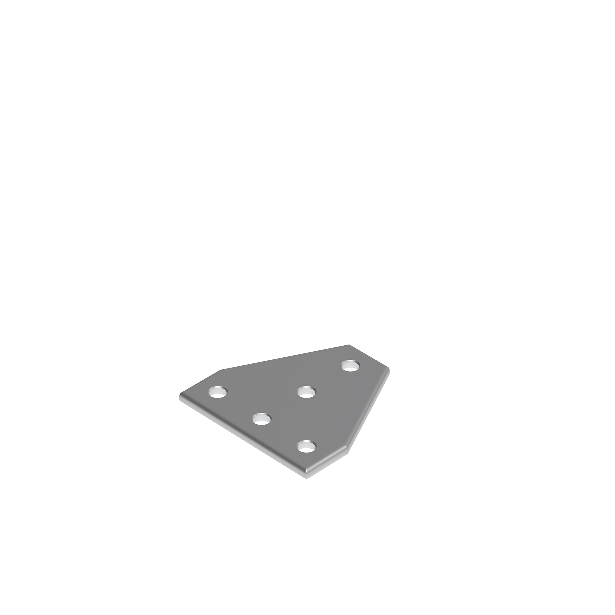 Connection Plate AL T 5 Hole, 1 Slot Version 093VT7676 – product image