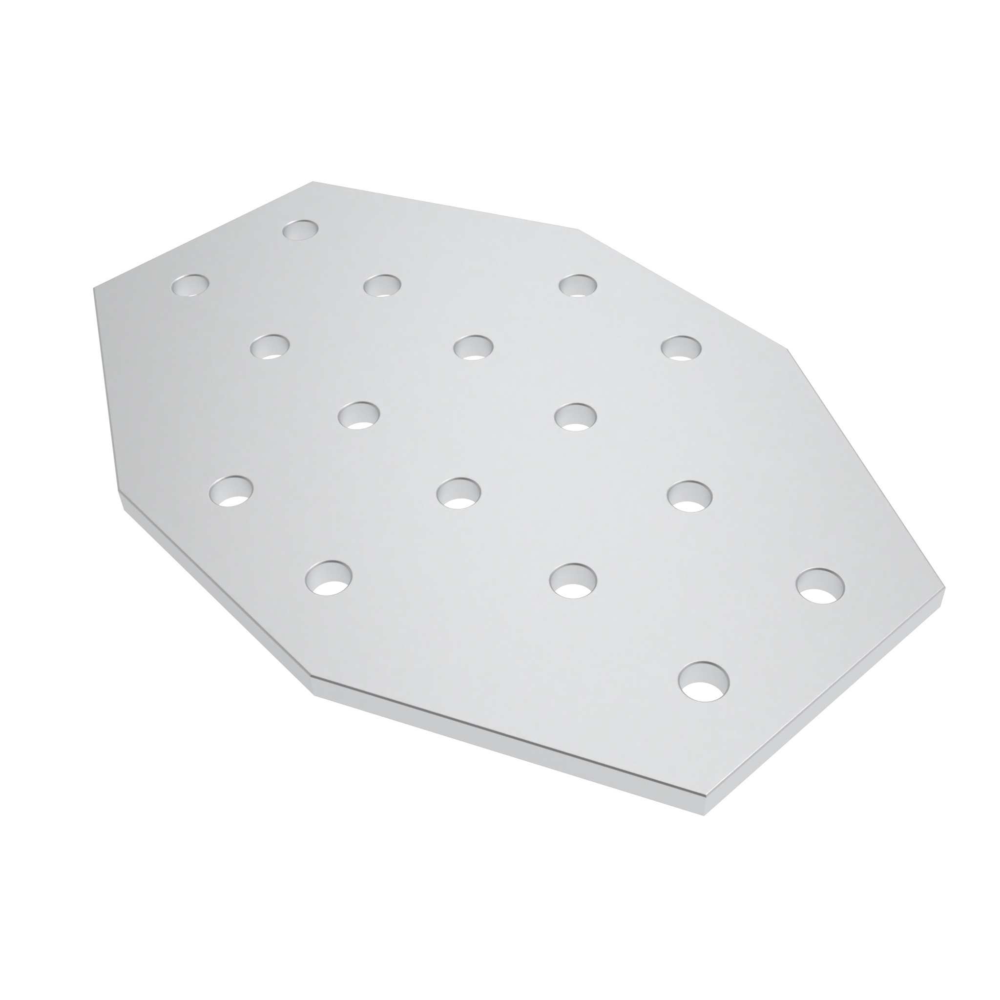 ECO Connection Plate AL X 16 Hole, 2 Slots Version