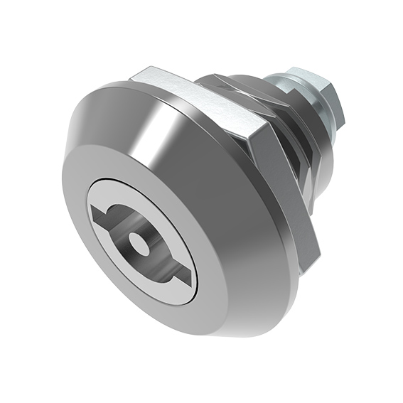 Extended Housing Quarter Turn Lock 22.5 / 18, ZN Chrome