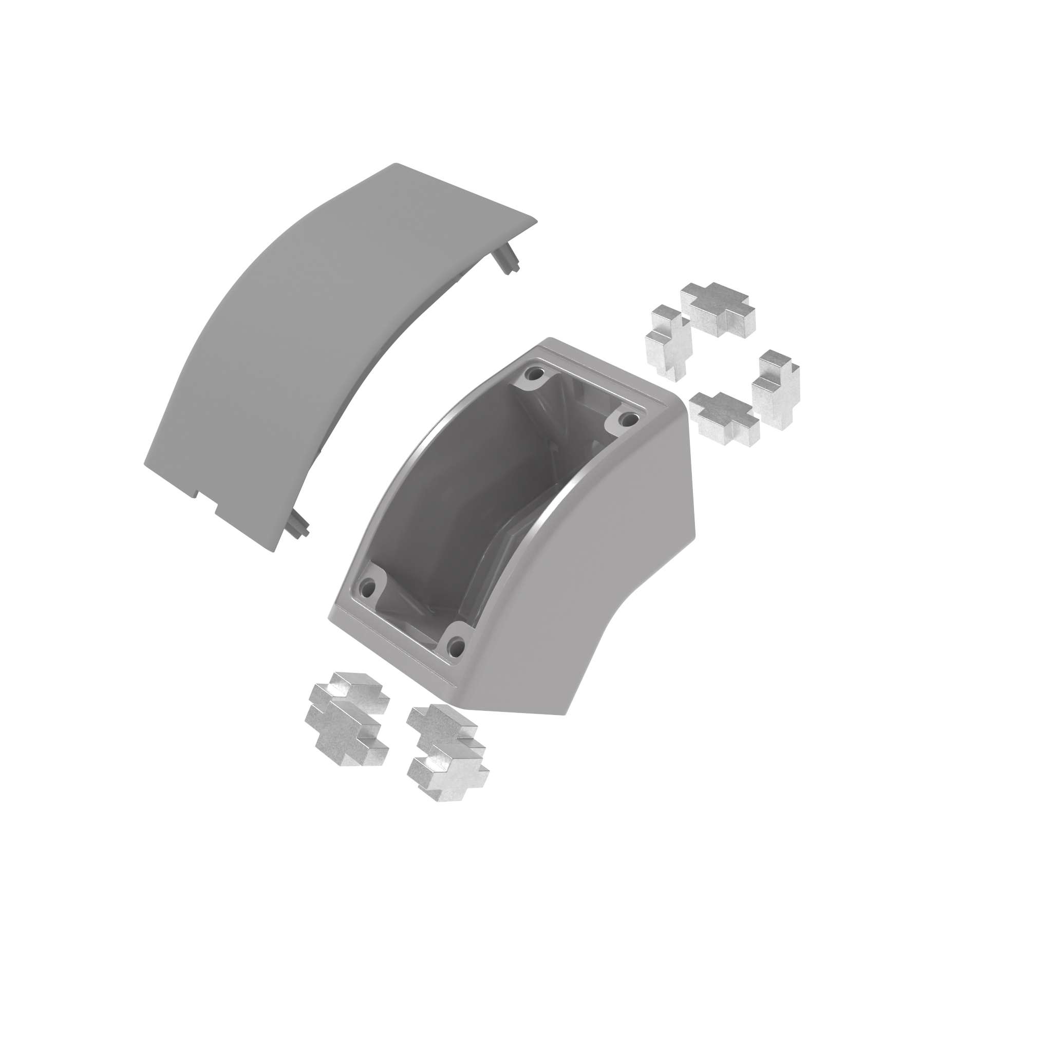 Angle Connector I 40, 45° (Set) 093WS40545N08S01 – imagen del producto