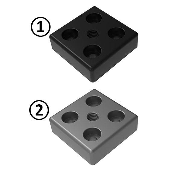 Transport and Base Plate ZN 40 x 40, Powder Coated