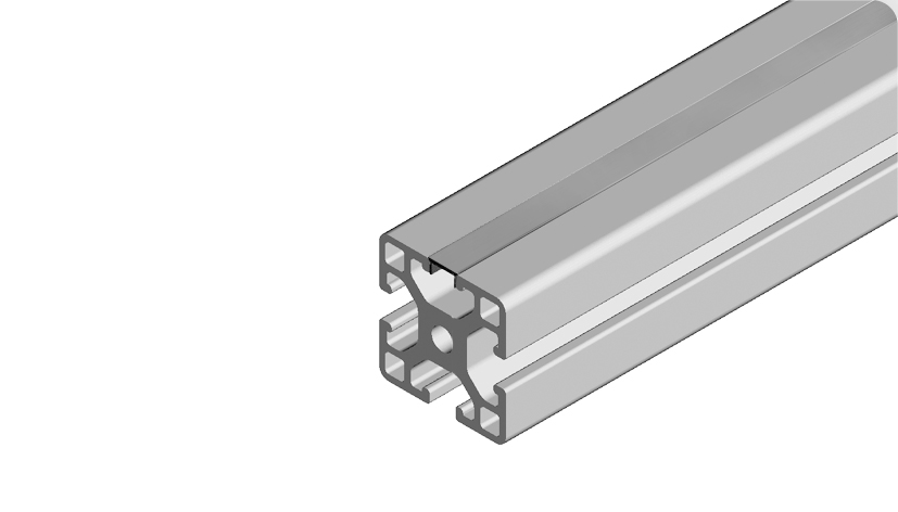 Abdeckprofil Nut 8 - 2,2 – Anwendungsbeispiel