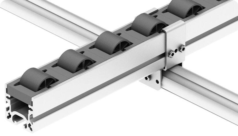 Halter D28 für Rollenschienen