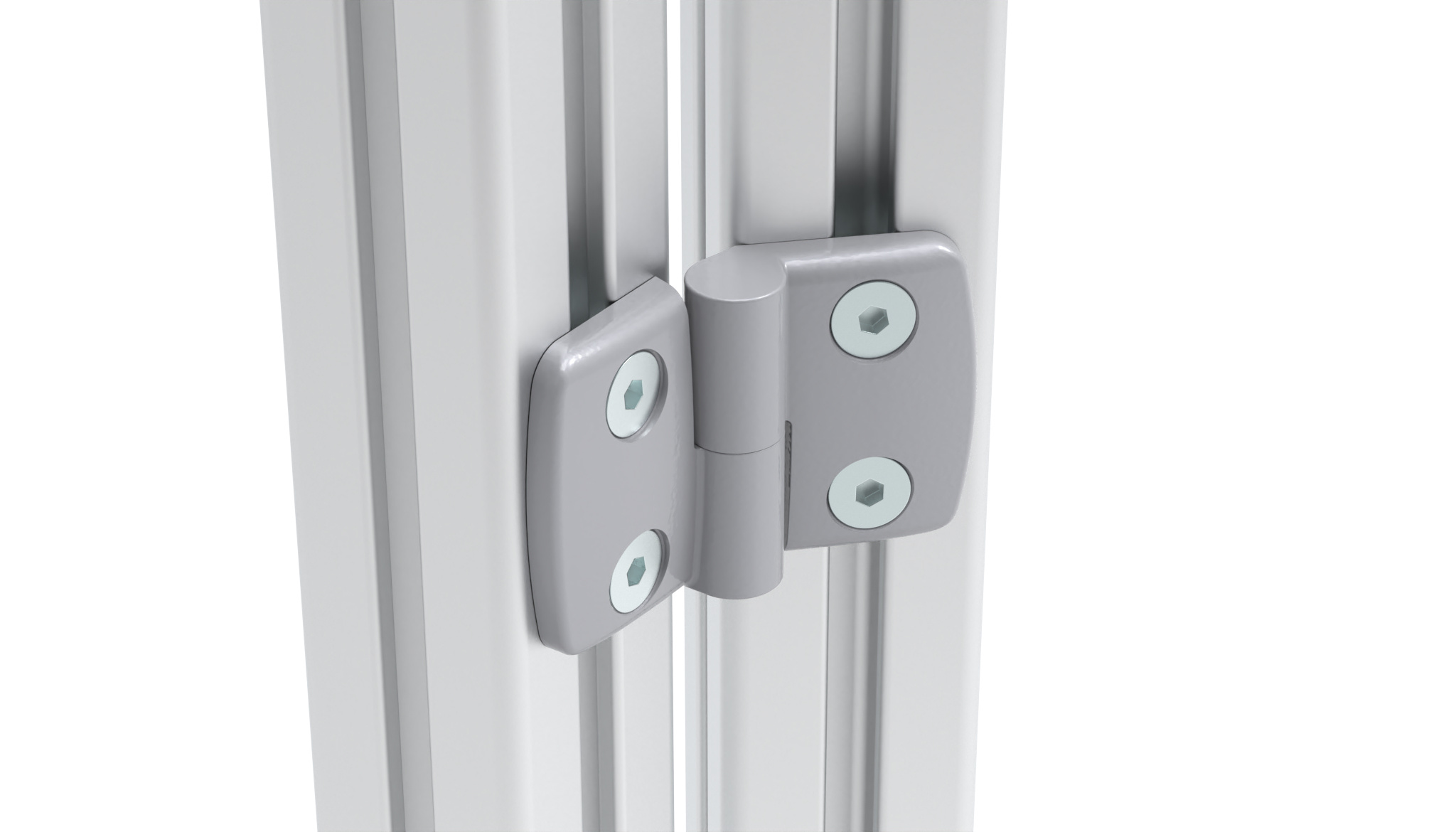 Aluminum Die-cast Combi Hinge 35, Detachable, Alu Color
