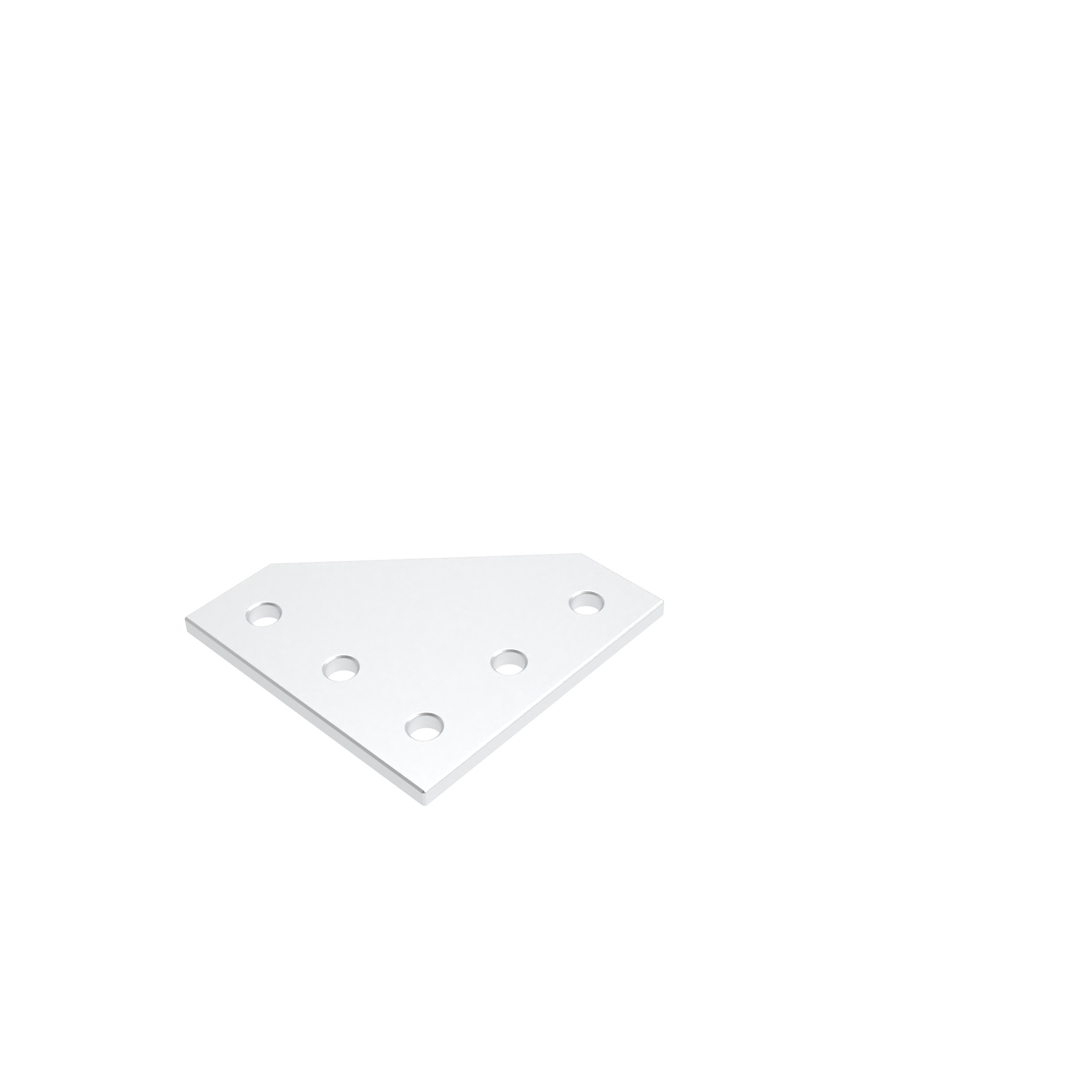 ECO Connection Plate AL L 5 Hole, 1 Slot Version 093EVL7676 – imagen del producto