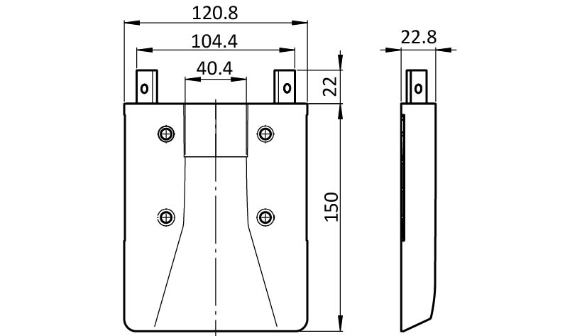 Embout de FIFO Monorail rail 40 (Kit)