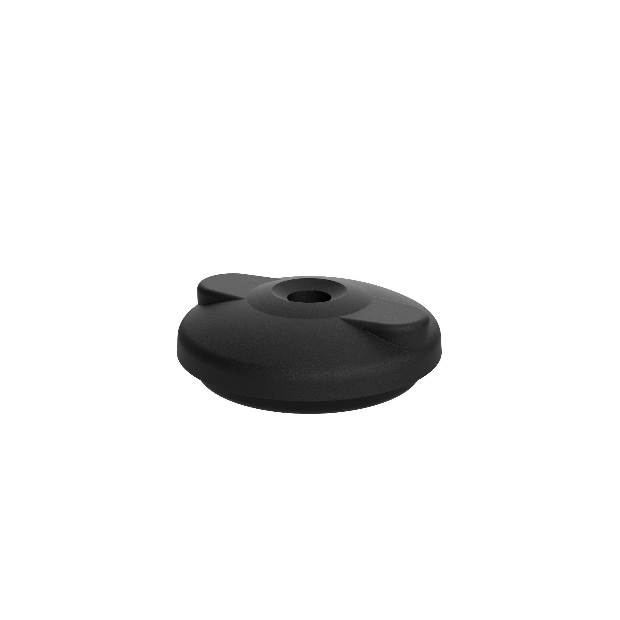 Base PA BDH pour pieds pivots 098A080KBZG – image du produit