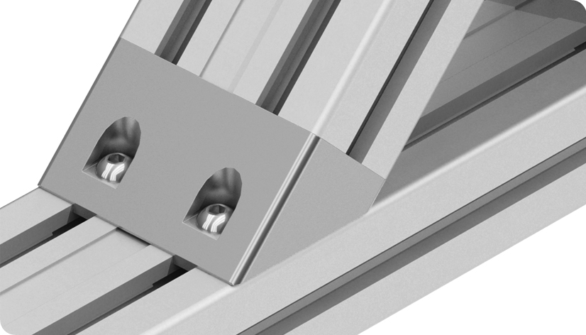 Angle Connector 90 x 45, 45°