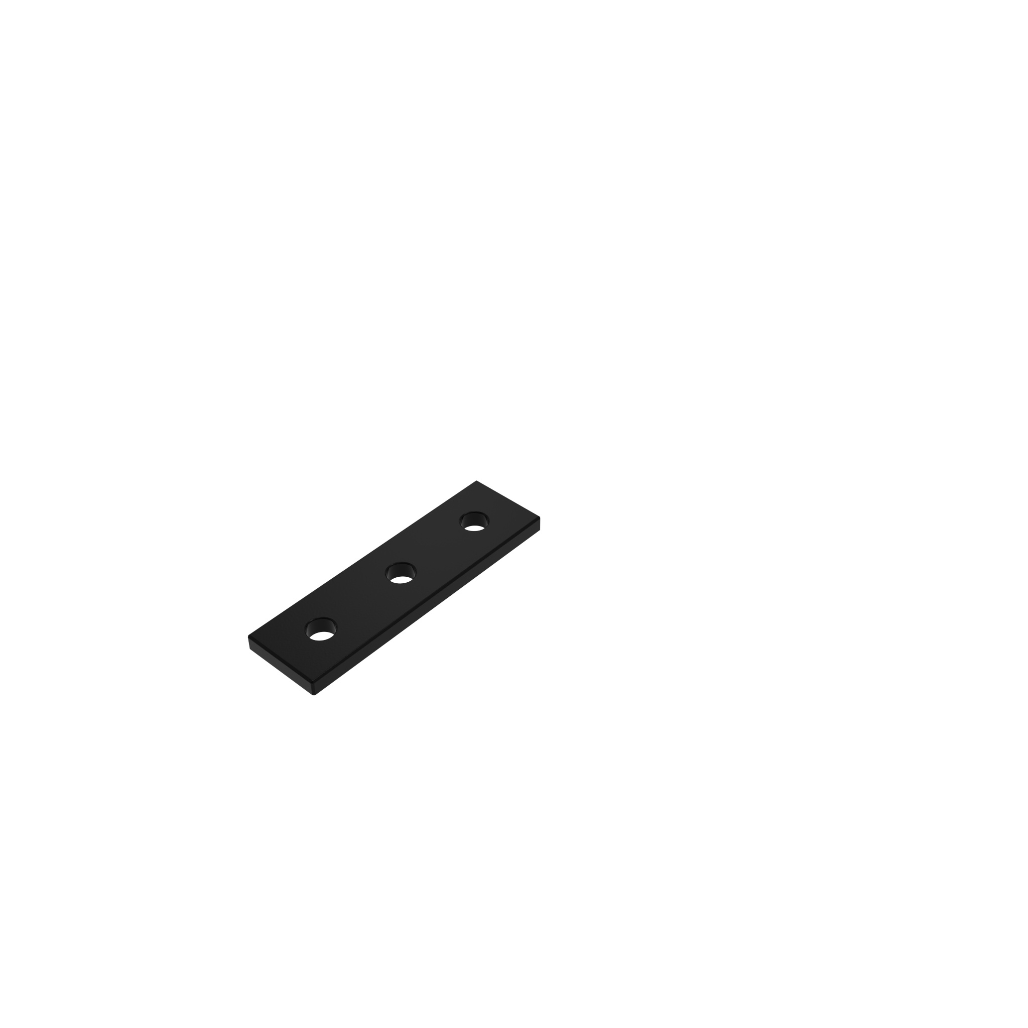ECO Connection Plate AL Rectangular 3 Hole, 1 Slot Version 093EVA2576S – product image