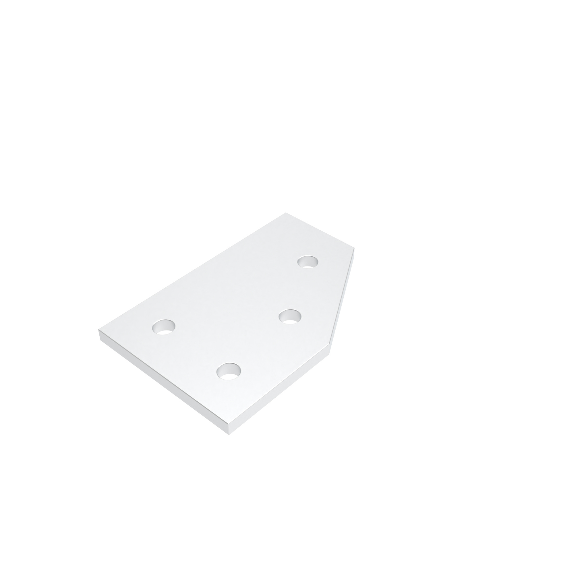 ECO Connection Plate AL 60° 4 Hole, 1 Slot Version 093EVG76114S01 – product image