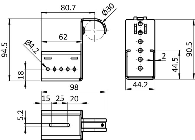 Einhängehalter AL D30