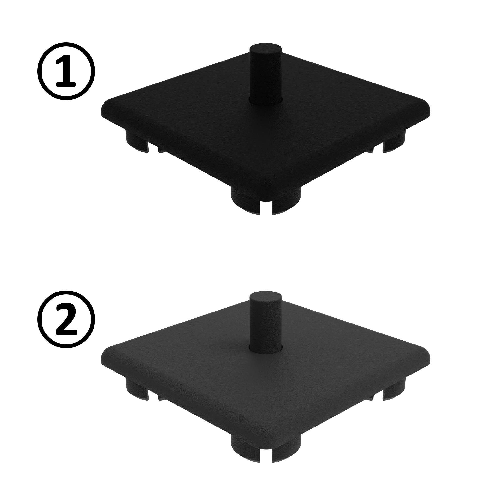 Cover Cap, with Locking Pin