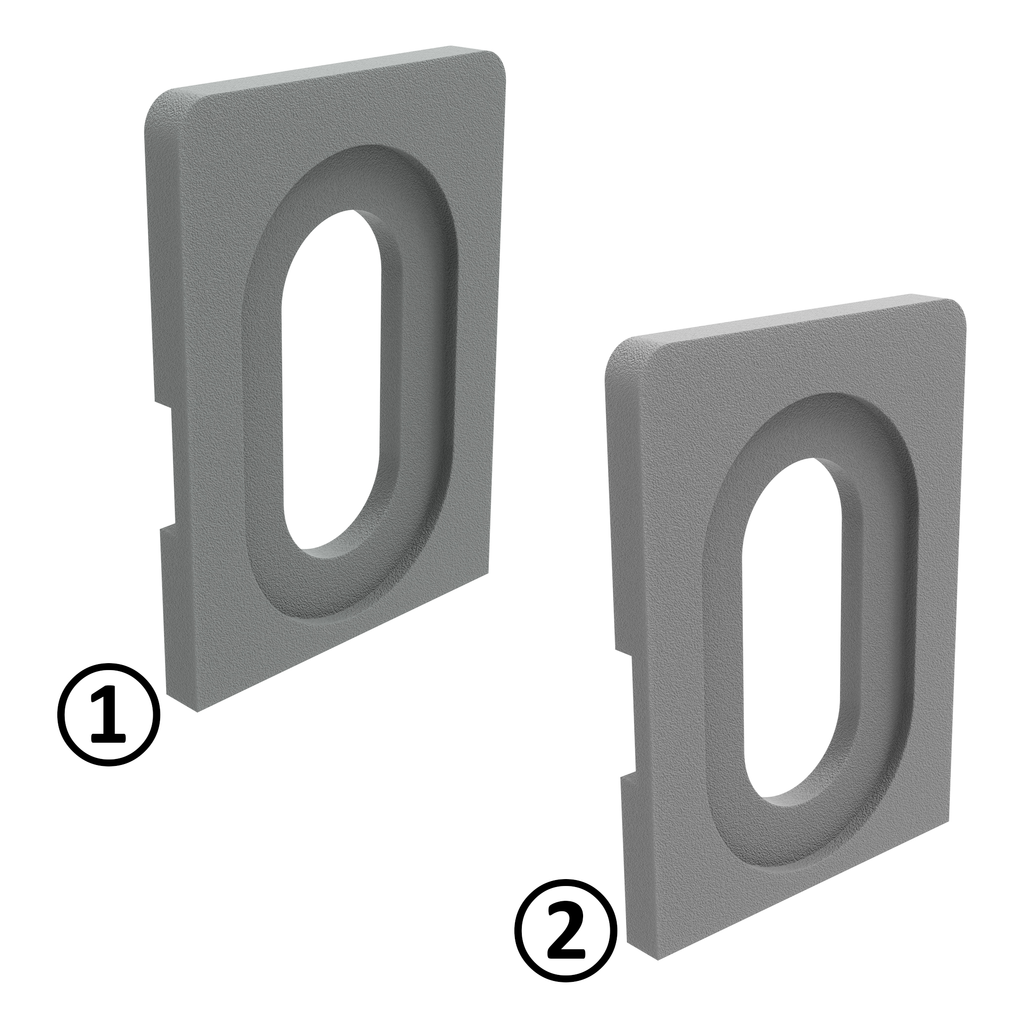 Spacer CS for Uni Blocks 18 / 25, Gray