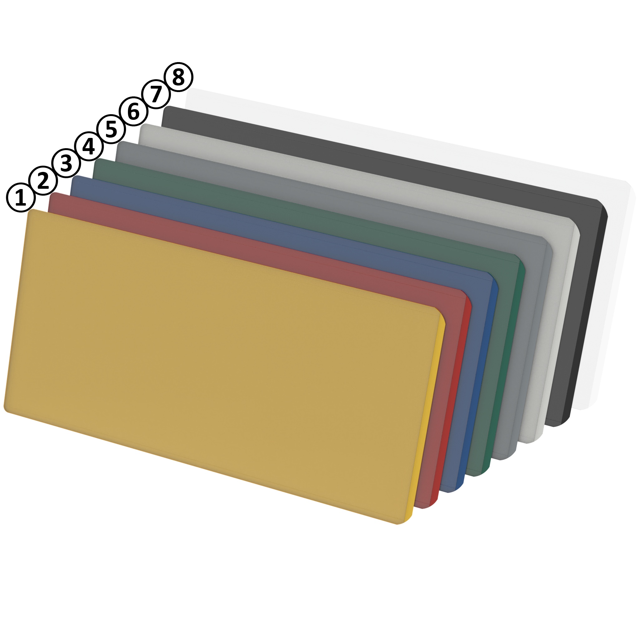 Seitlich offene KANBAN-Hülle 200 x 85