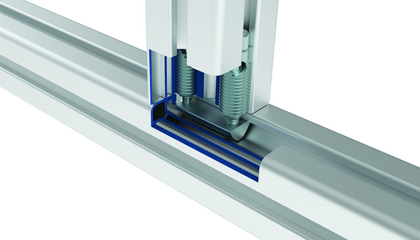 Basculant, rainure 8