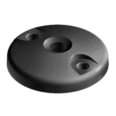 Base ZN BDH para patas pivotantes