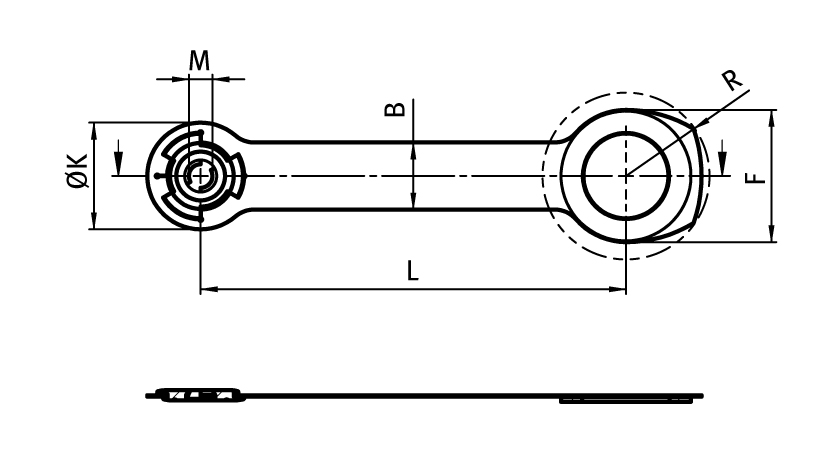 Bande de sureté STRAPTIE – plan technique