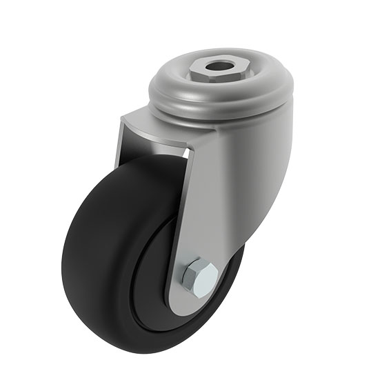 Roulette pivotante Ø 80 / 100 / 125