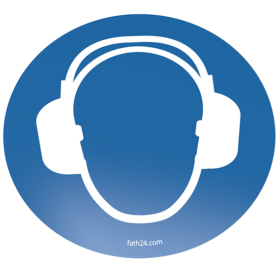 Pictogramme de sol "port du casque anti-bruit obligatoire" – image du produit