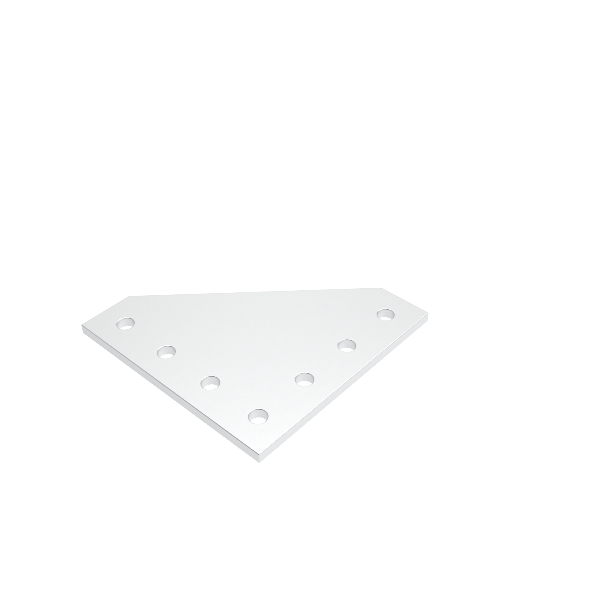 ECO Connection Plate AL L 7 Hole, 1 Slot Version 093EVL102102 – image du produit