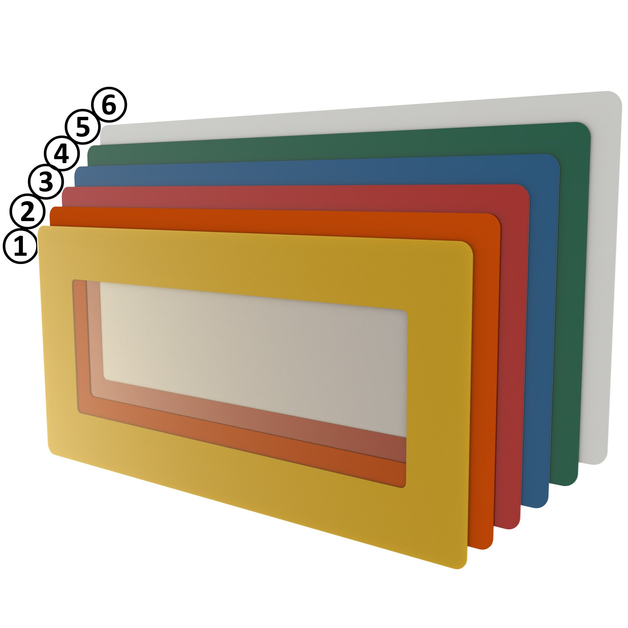 Floor Window 1/2 DIN A4 Landscape - 11.7" x 4.1"
