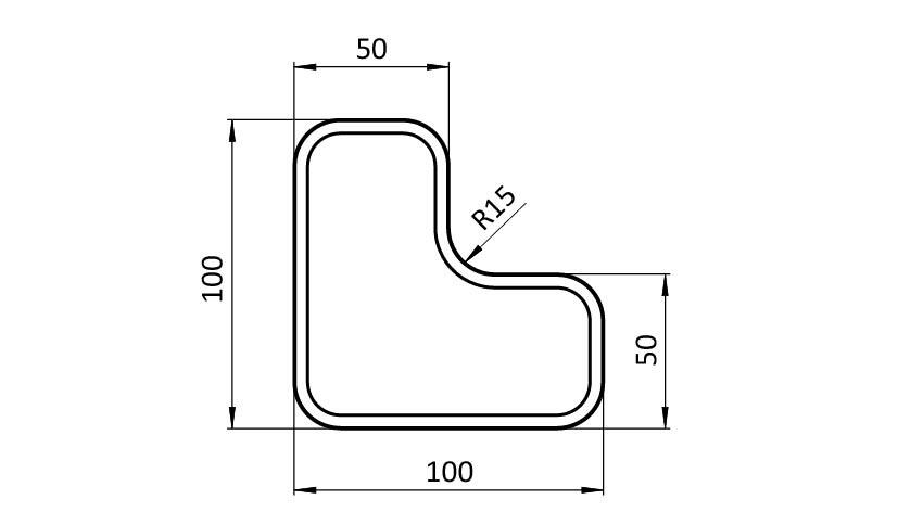 Floor Marking L-shape EXTRA Strong 50