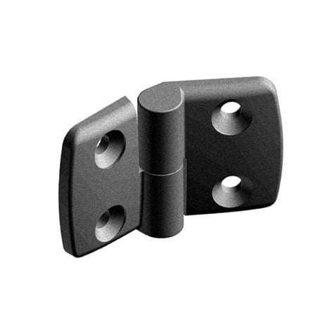 Plastic Combi Hinge 35, Detachable, Black
