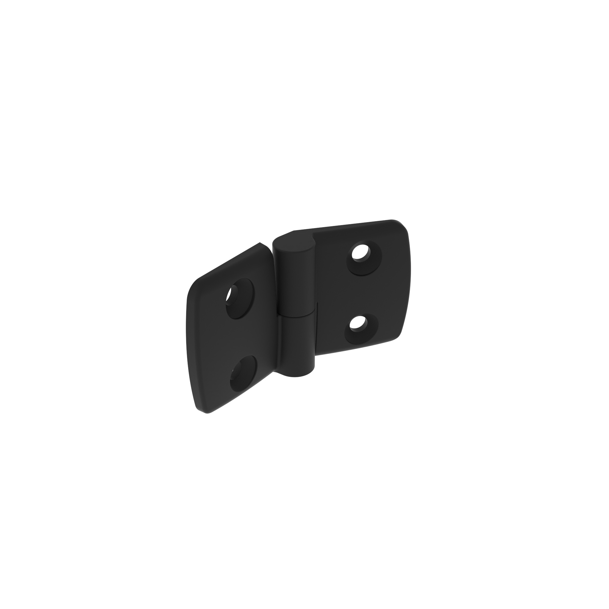 Bisagra combinada de plástico 45, desmontable, negro 095K4545L10 – imagen del producto