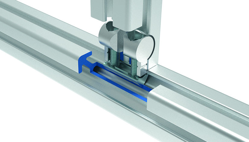 Roll-in Double T-slot Nut for Universal Connector I, Slot 6