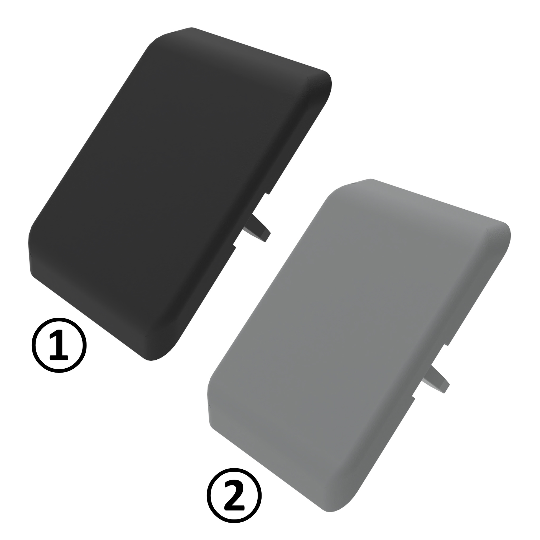 Cover Cap for Alu Connection Angle I40 M (Set)