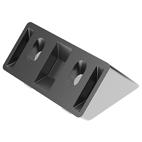 Angle Connector 76 x 38 - 3" x 1.5", 45°