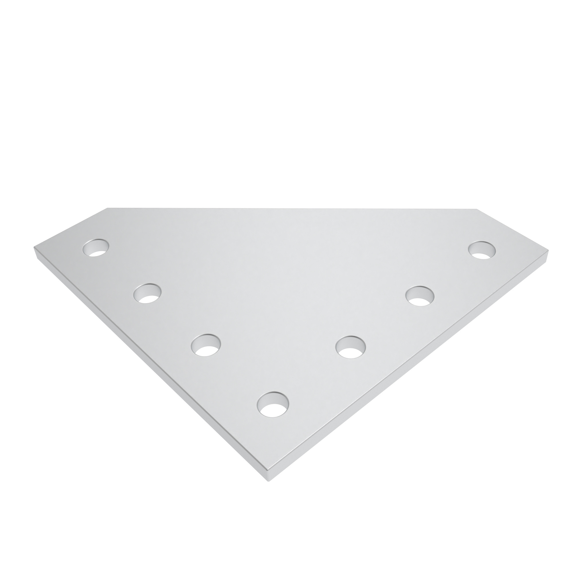 ECO Connection Plate AL L 7 Hole, 1 Slot Version