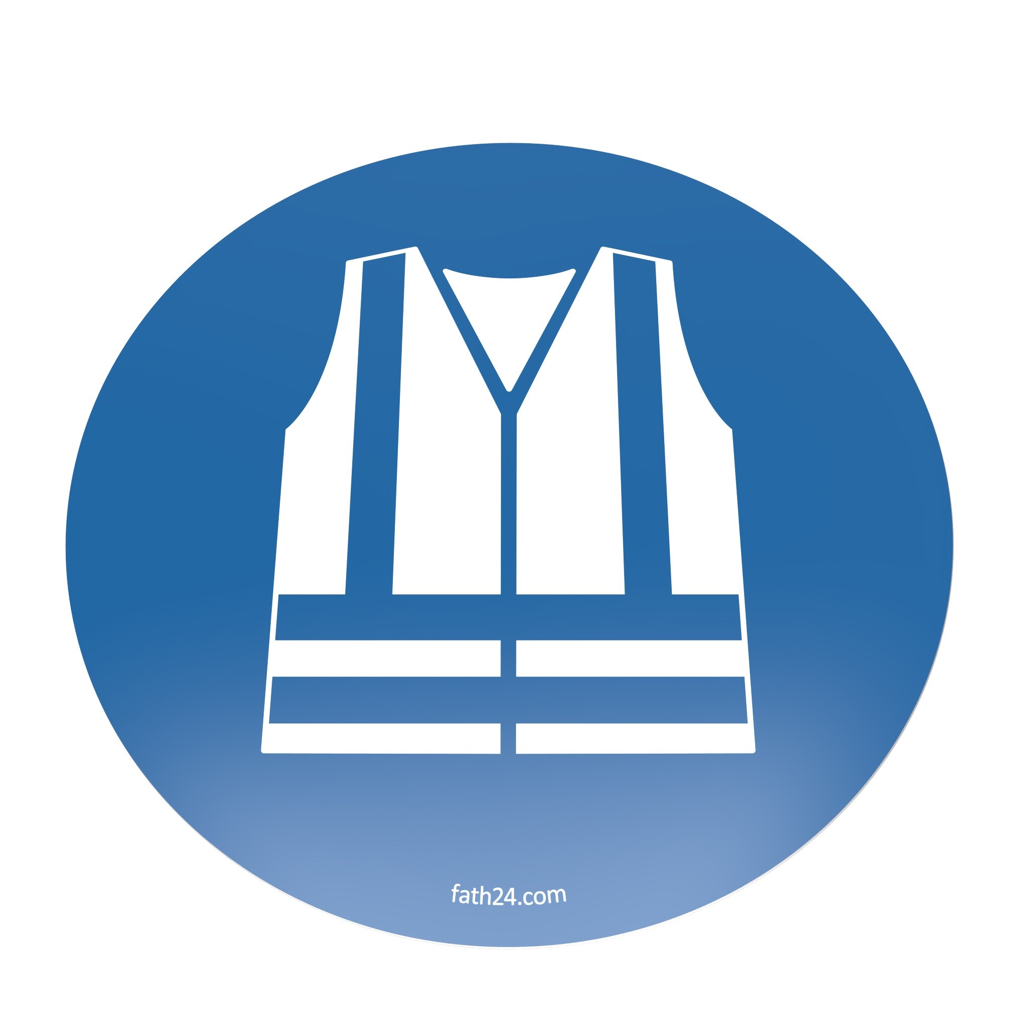 Safety Vest Required Floor Sign 0203SM02 – product image